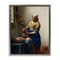 Stupell Industries Classical Vermeer The Milkmaid Framed Floater Canvas Wall Art Design by one1000paintings